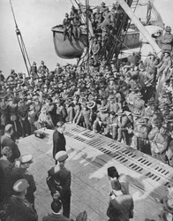 M. Eden avec les Anzacs, 1940
