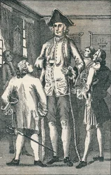 M. Henry Blacker le géant britannique, vers 1750, 1894