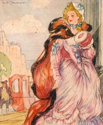 Mme Fitzherbert, compagne de longue date du futur roi George IV du Royaume-Uni