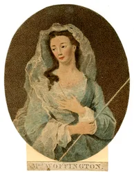 Mme Woffington, vers 1760