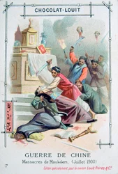 Massacre de Mukden, Rébellion des Boxers, Chine, juillet 1900