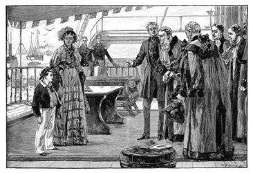 Dignitaires municipaux présentés au Prince de Galles, vers 1840s