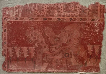 Fragment de fresque avec homme d