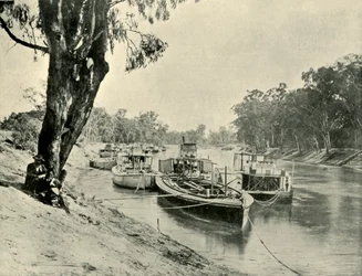 Barges et bateaux à vapeur Murray à Echuca