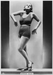 Myriam Valey, vers 1938
