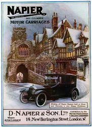 Voitures à moteur six cylindres Napier, 1917