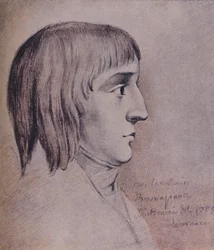 Napoléon Bonaparte en 1785, âgé de seize ans