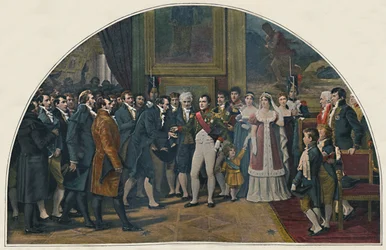 Napoléon décorant les artistes, vers 1808, 1896
