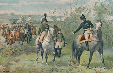 Napoléon et Alexandre à Erfurt, 1808, 1896