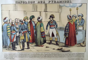 Napoléon aux pyramides, 1798, XIXe siècle