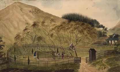Lieu de sépulture de Napoléon à Sainte-Hélène, 1833