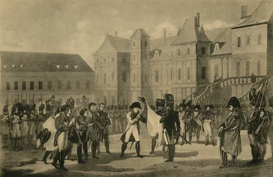 Départ de Napoléon de Fontainebleau, 20 avril 1814, 1921