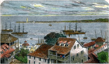 Nassau, Bahamas, vers 1880