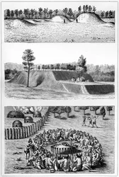 Sites archéologiques amérindiens, USA, 1901
