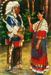 Couple amérindien, vers 1928
