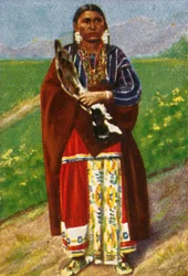 Femme amérindienne, vers 1928