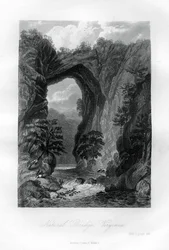 Pont naturel, Virginie, USA
