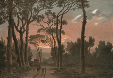 Près de Florence, vers 1900
