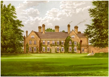 Nether Hall, Suffolk, maison de la famille Greene, vers 1880