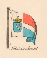 Étendard des Pays-Bas, 1838
