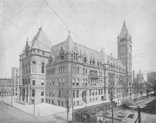 Nouvelle mairie, Cincinnati, Ohio, vers 1897
