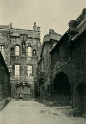 Porte et allée du New College, 1902