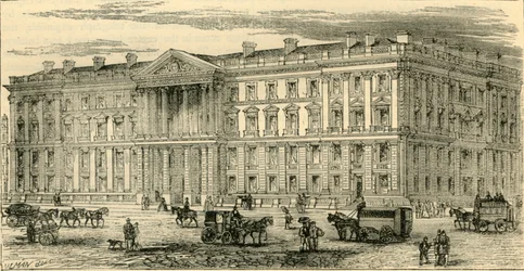 Nouveau bureau de poste général, St. Martins-Le-Grand, vers 1872