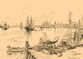 Nouvelle-Orléans, Louisiane, vers 1890
