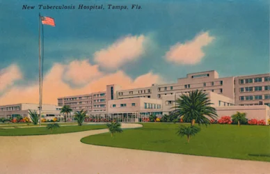 Nouvel hôpital de la tuberculose, Tampa, Floride, vers 1940
