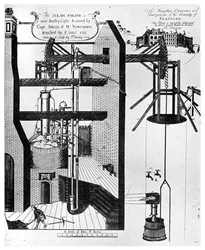 Machine à vapeur de Newcomen pour l
