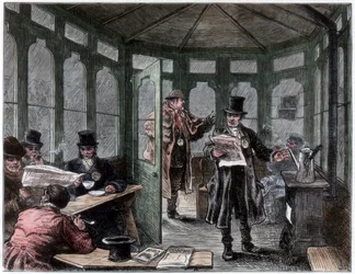 Nouvel abri et maison de rafraîchissement pour cochers, vers 1820-1870