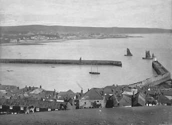 Newlyn, près de Penzance, vers 1896