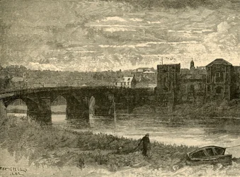 Pont et Château de Newport, 1898