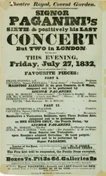Niccolo Paganini - affiche