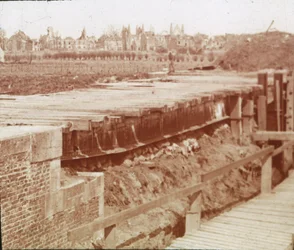 Nieuwpoort, Flandre, Belgique, vers 1914-1918