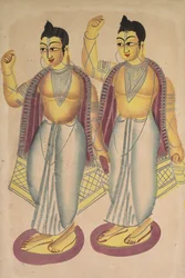 Nitai et Gaur, années 1800