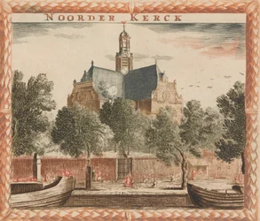 Noorder Kerck, dans : Tooneel Der Voornaamste Nederlands Huizen, En Lust Hoven, Naar T Leven