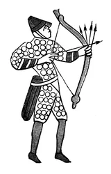 Archer normand, Tapisserie de Bayeux