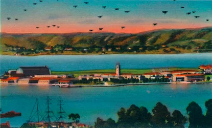 North Island. Base aéronavale américaine. San Diego, Californie, vers 1941