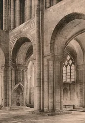 Transept nord de la cathédrale de Winchester, Hampshire, début du 20e siècle