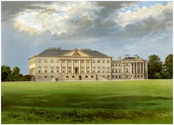 Nostell Priory, Yorkshire, maison de la famille Winn, vers 1880
