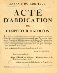 Avis annonçant l
