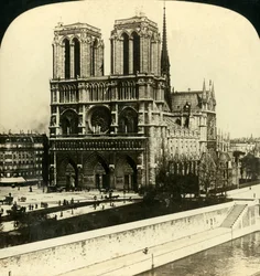 Cathédrale Notre-Dame, Paris, France, 1901