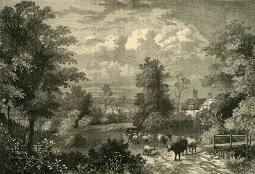 Notting Hill en 1750, vers 1876