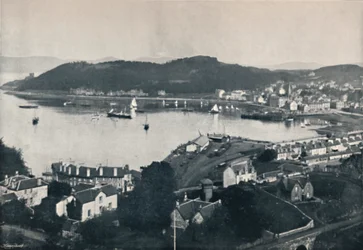 Oban - La ville et la baie, 1895