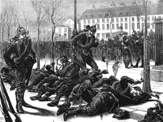 Occupation de Paris par les Allemands après la guerre franco-prussienne, mars 1871