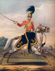 Officier des 17ème Lanciers, vers 1833, 1914