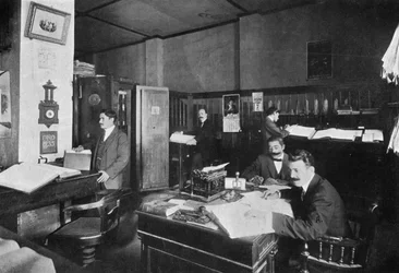 Bureaux de Perez et Sanjurio, importateurs et exportateurs, Asuncion, Paraguay, 1911