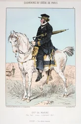 Officier de Marine, Siège de Paris, 1870-1871