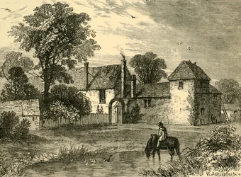 Old Chalk Farm en 1730, vers 1876